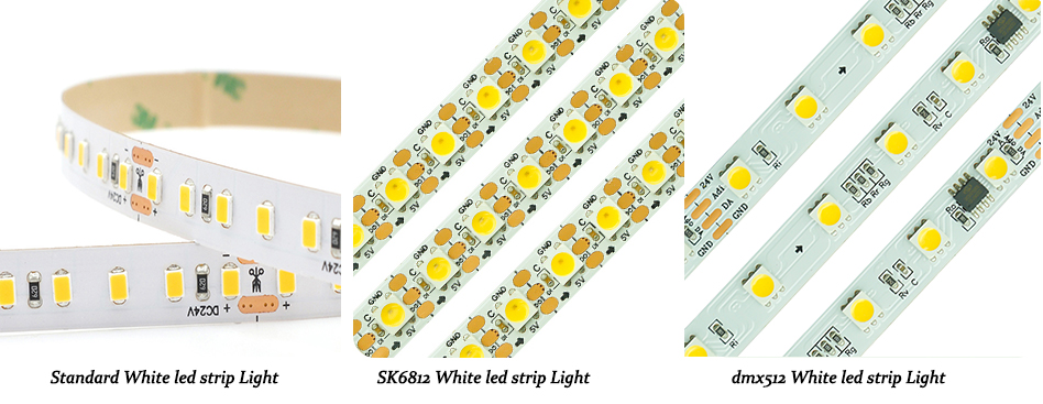 dmx512 white pixel led strip lights