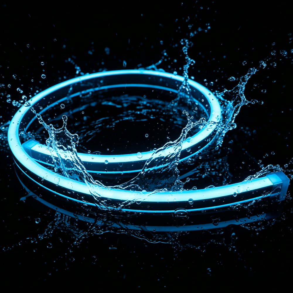 Neon Extrusion blue flex led strip