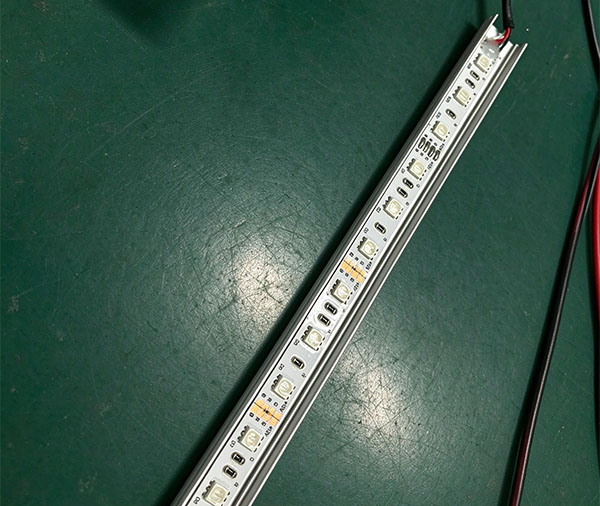 rgb led strip aluminum channel 3m vhb adhesive