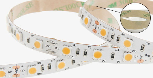 stick on led strips 3m adhesive backing
