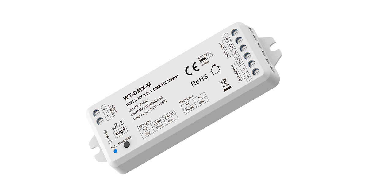WiFi & RF 3 in 1 DMX512 Master WT-DMX-M