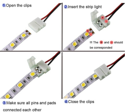 Solderless Connector Installation Steps