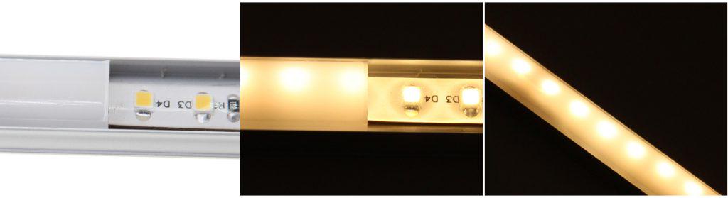 2835SMD LED Strip Aluminum Profiles