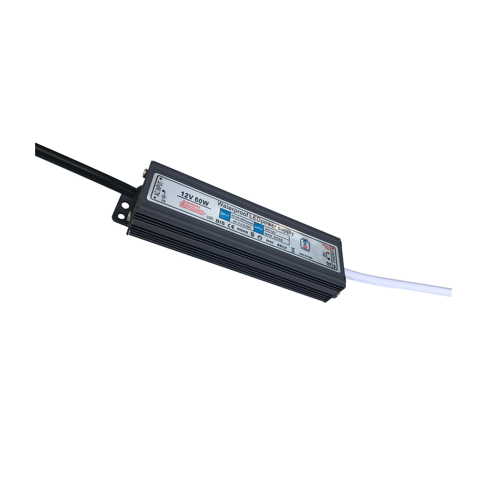 LED waterproof power supply YS-60W-12