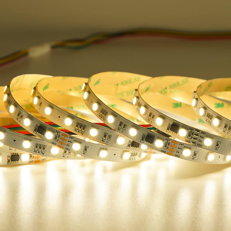 dmx512 white pixel led strip lights programmable
