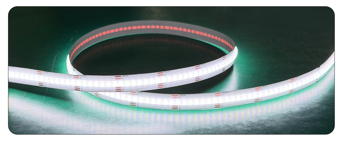 high efficiency rgbw led strip with white module