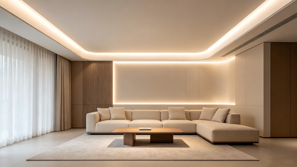 Living Room Cove Lighting