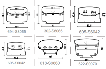 Waterproof LED Aluminum Profile 