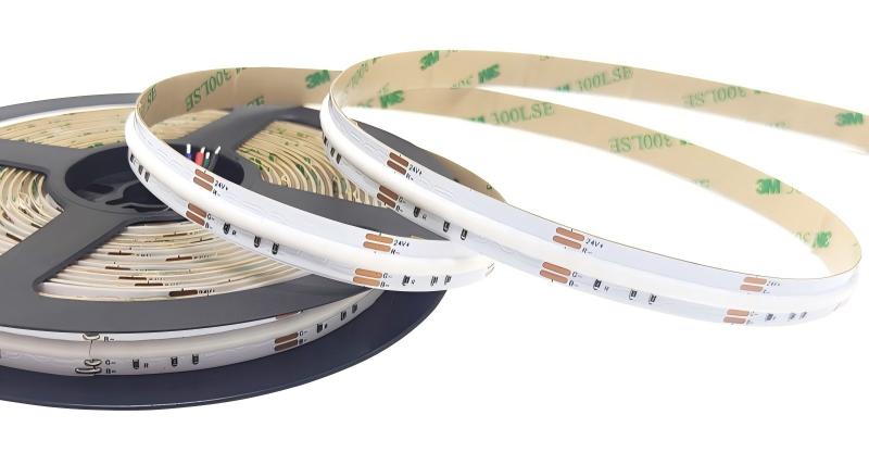 LED light strips with remote control for easy adjustment