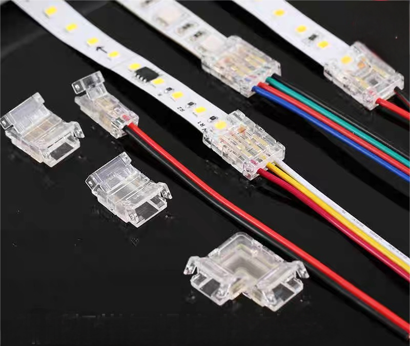 rgb led light strip connectors