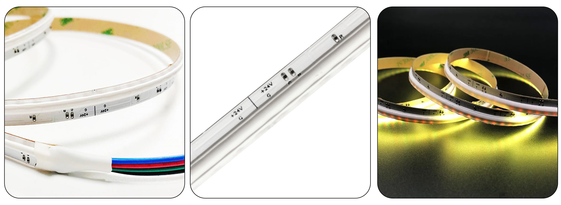 side emitting rgb cob led tape
