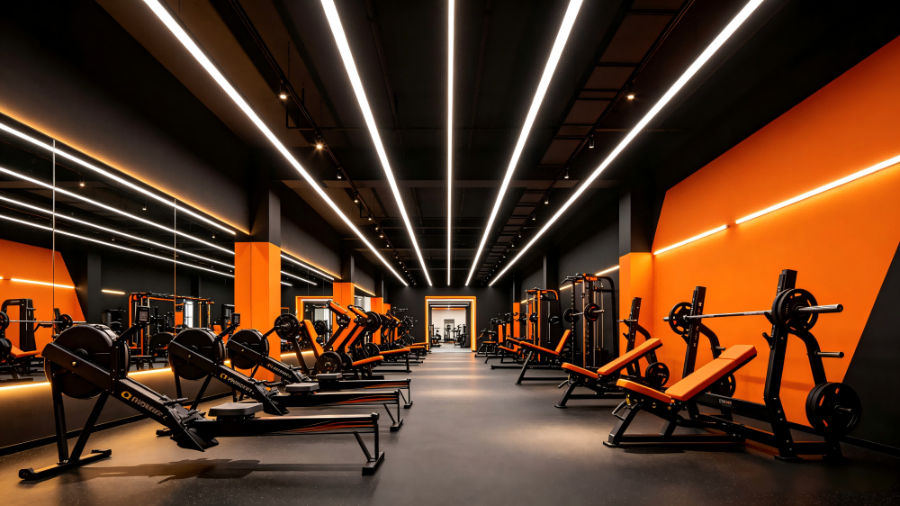 Neon LED Strips for Fitness Clubs