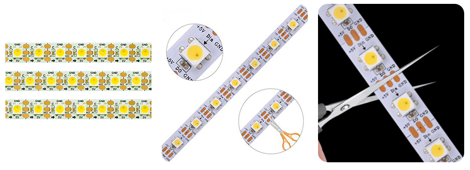 Cuttable SK6812 White Magic LED Strip
