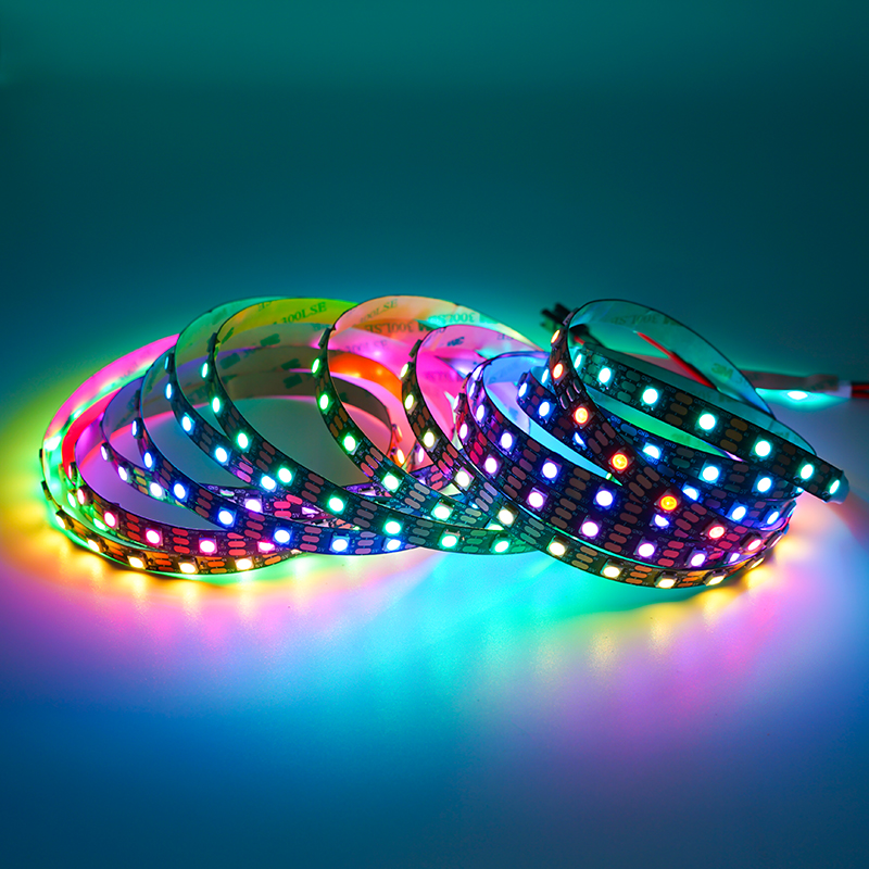 w2812 led strip programmable full color rgb beads