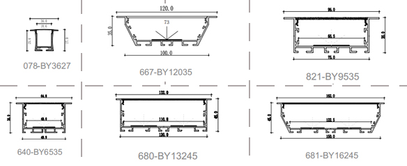 Trimless LED Profile