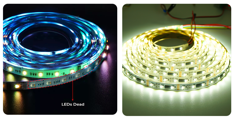 dual signal led stripe dmx with breakpoint resume feature
