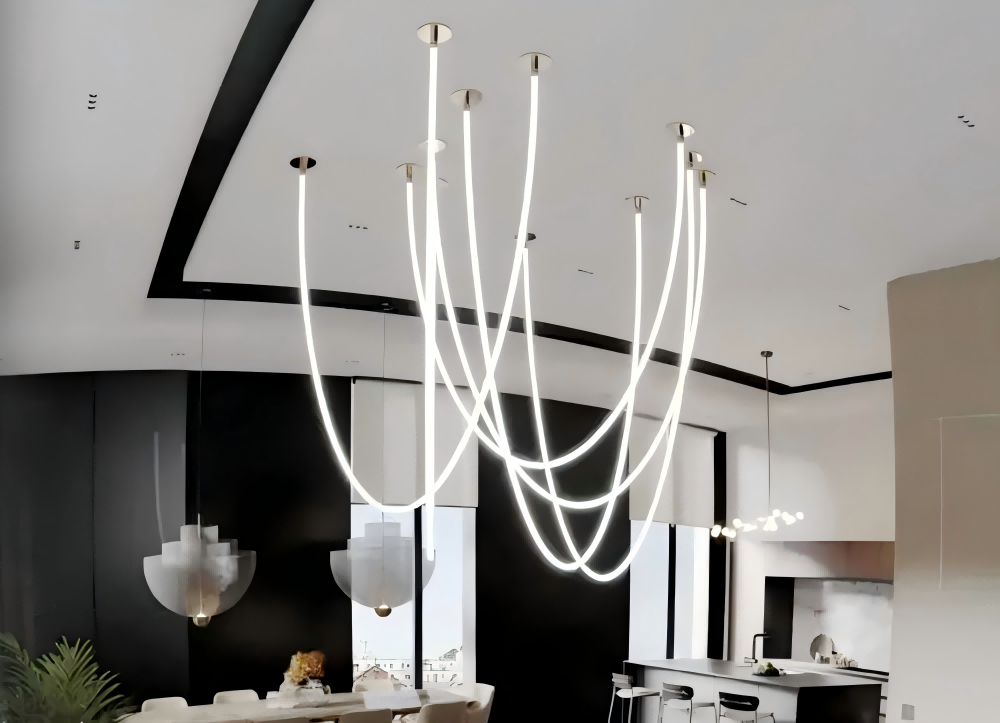 360 Degree Neon Flex Light for Restaurant Ceiling Design