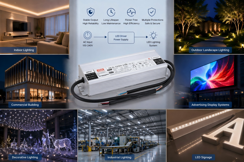 LED Power Supplies for Various Applications