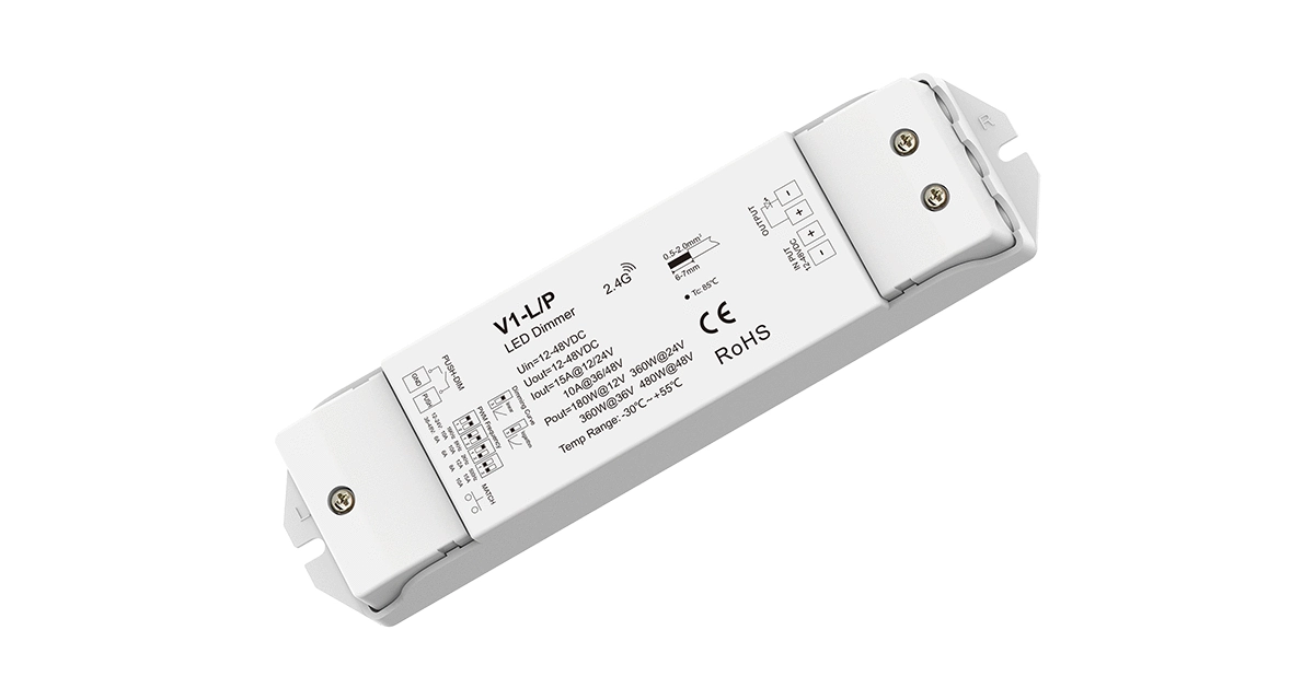 V1-L/P LED Dimming Controller for Single Color Strip