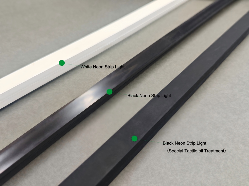 Black Neon Strip vs. Market-Standard Black Neon Strip Surface Treatment