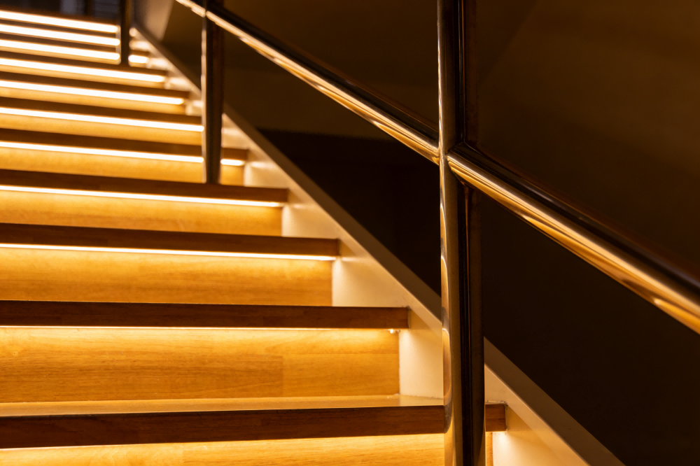 led strip lights for stairs