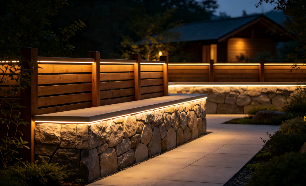 Waterproof LED Strip Light Outdoor Deck Perimeter Lighting