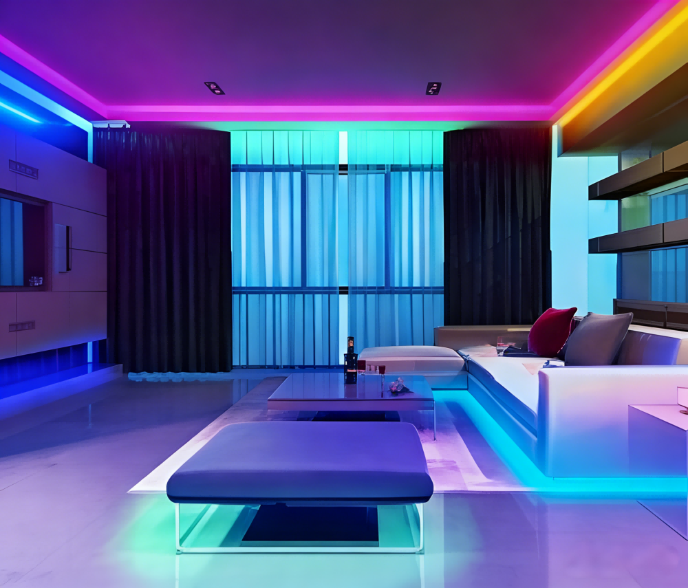020 RGB Side Emitting led light strips for room