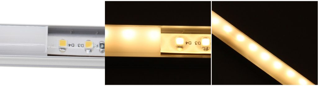 Aluminum channel 2835 LED strip 