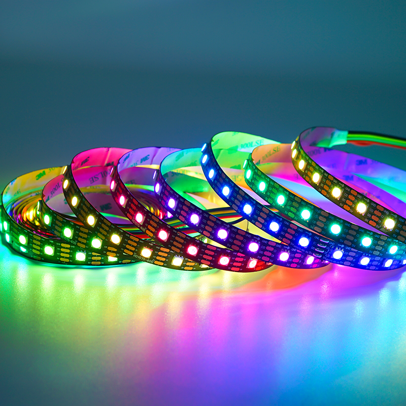 hd107s digital rgb led strip smooth continuous effect