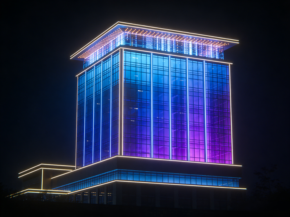 outdoor waterproof led light strips architectural outline