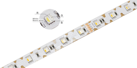 led multicolor light strip rgbw 4 in 1 led chip