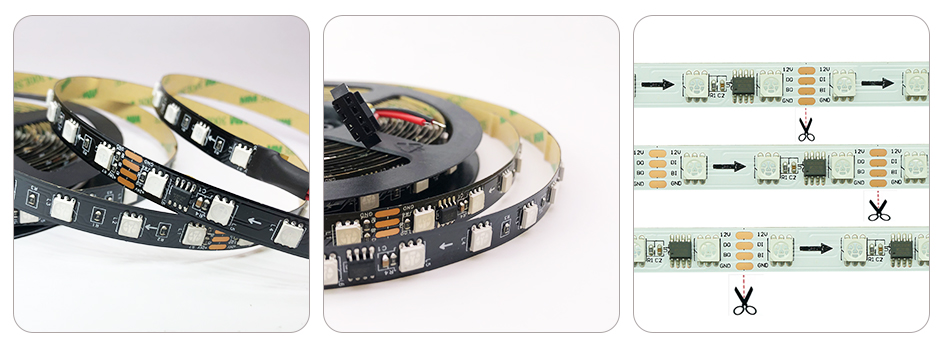 Professional 12V 24V TM1934 Addressable LED Strips | LW Lighting