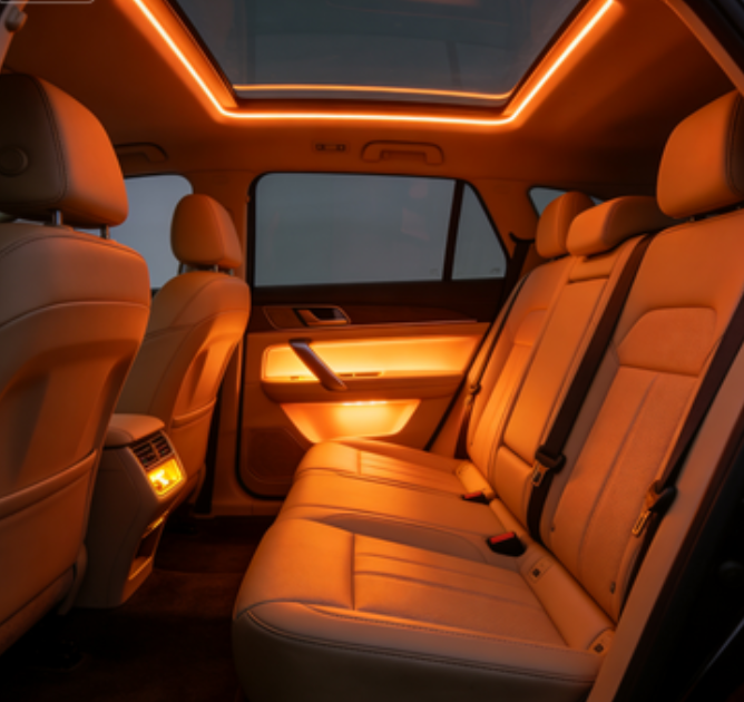 thin led strip for car