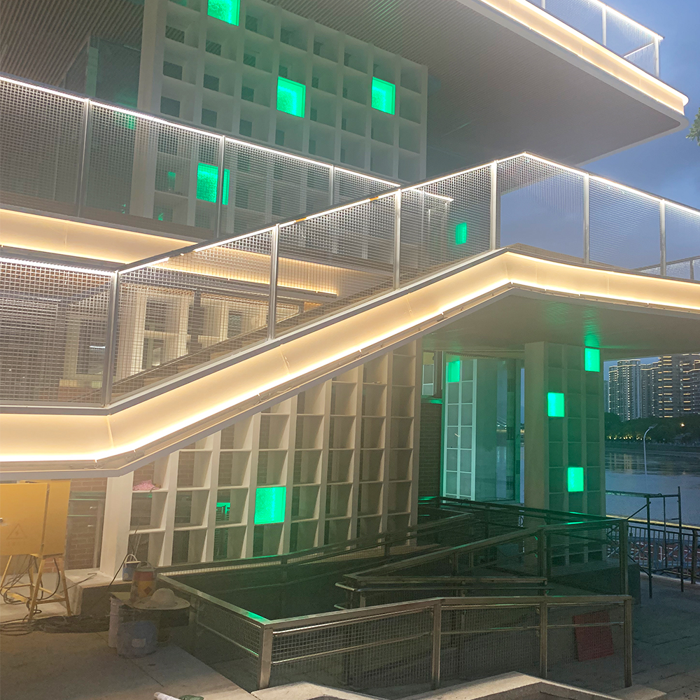 led strip lights outdoor waterproof building contour