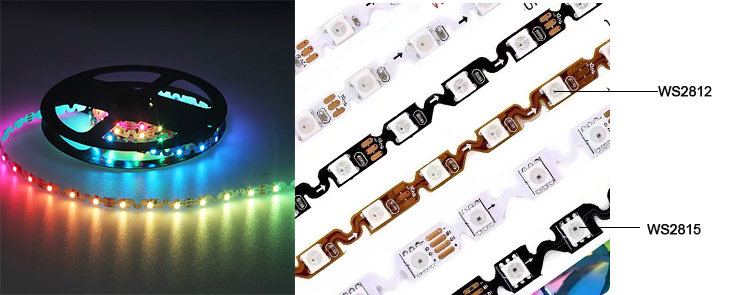 5 volt led strip with built in ic 5050 rgb