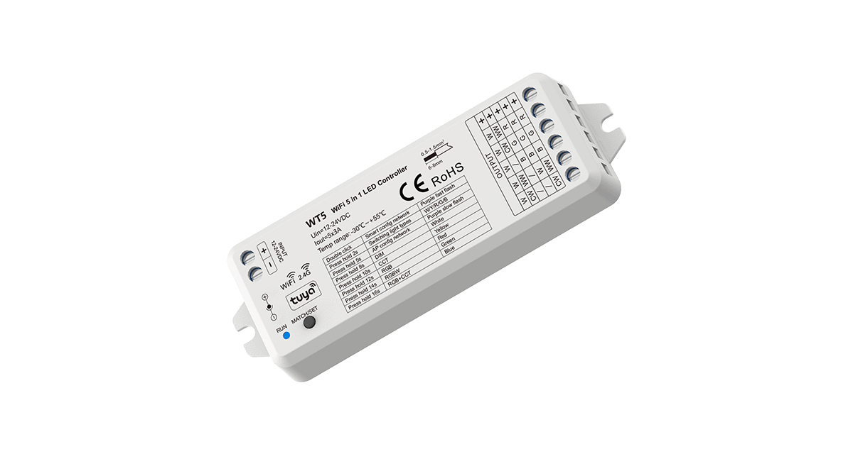 WiFi & RF 5 in 1 CV Controller WT5 (Tuya App)