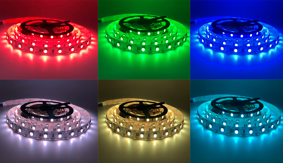 zigzag rgbw 4 in 1 led multicolor light strip 