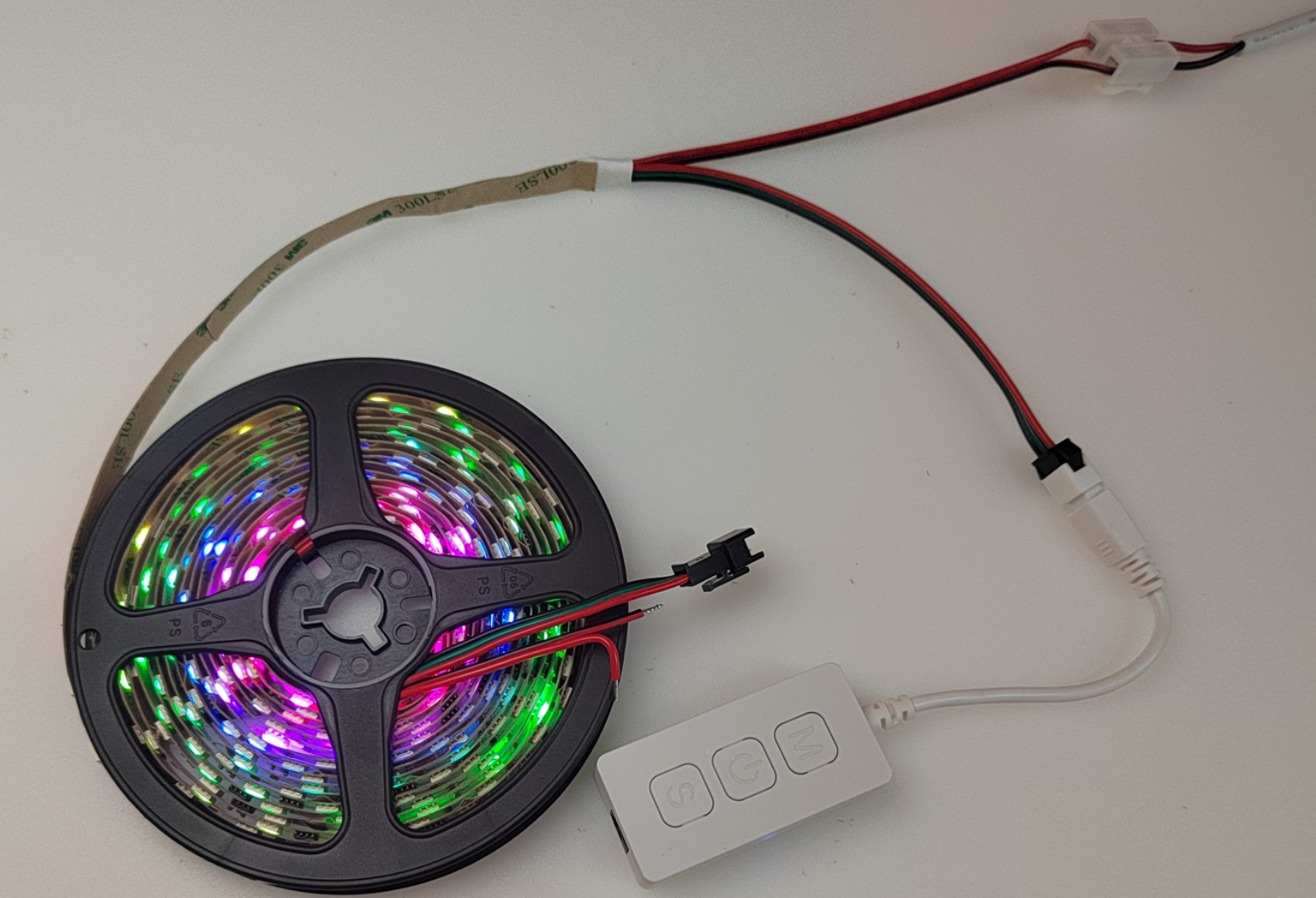 long run LED strip separate power supply design