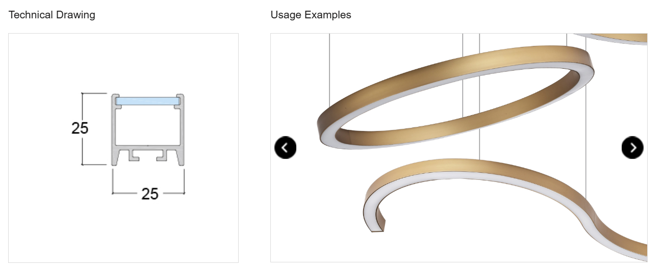 Bendable LED Channel