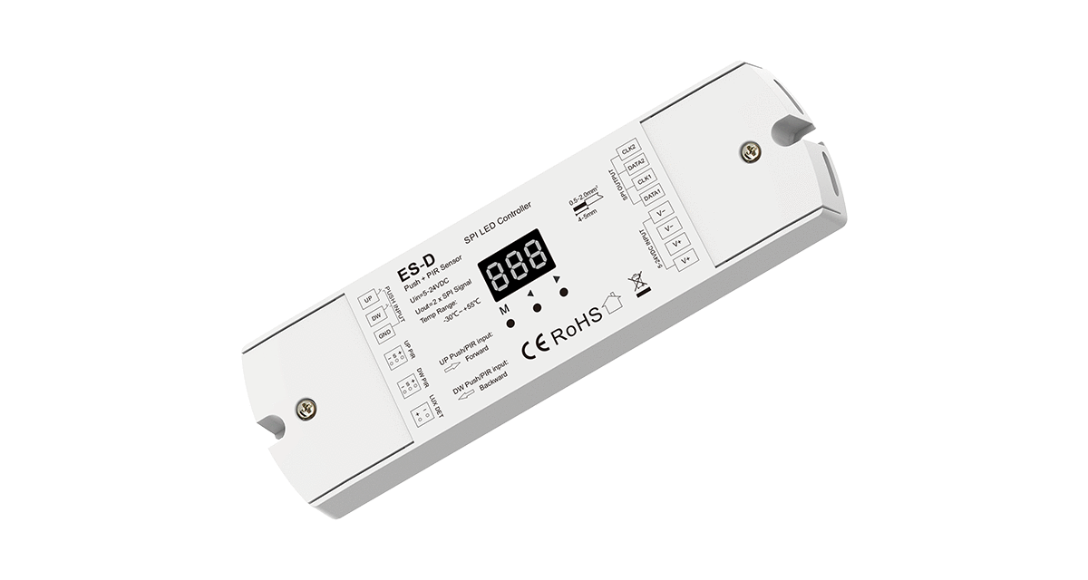 ES-D SPI RGB Controllers for flexible strip led lights