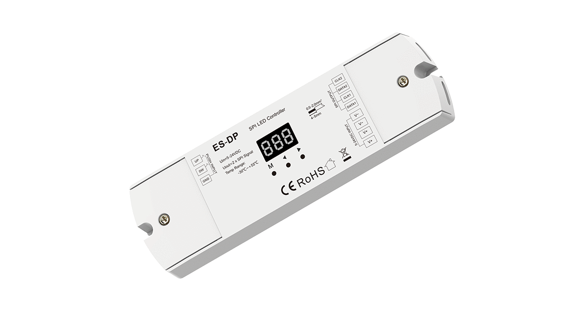 ES-DP SPI RGB Controllers for rgbic led strip lights