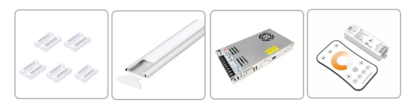 Tunable CCT COB LED strip lights Accessories