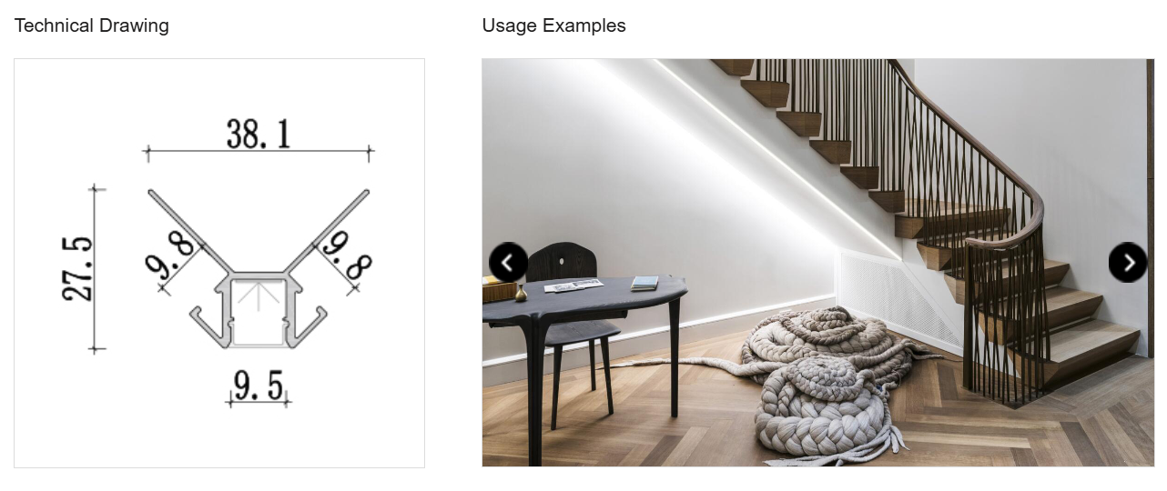 Trimless LED Profile