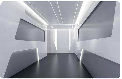 LED strip aluminum profile for linear interior lighting