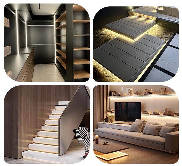 led strip lights for stairs