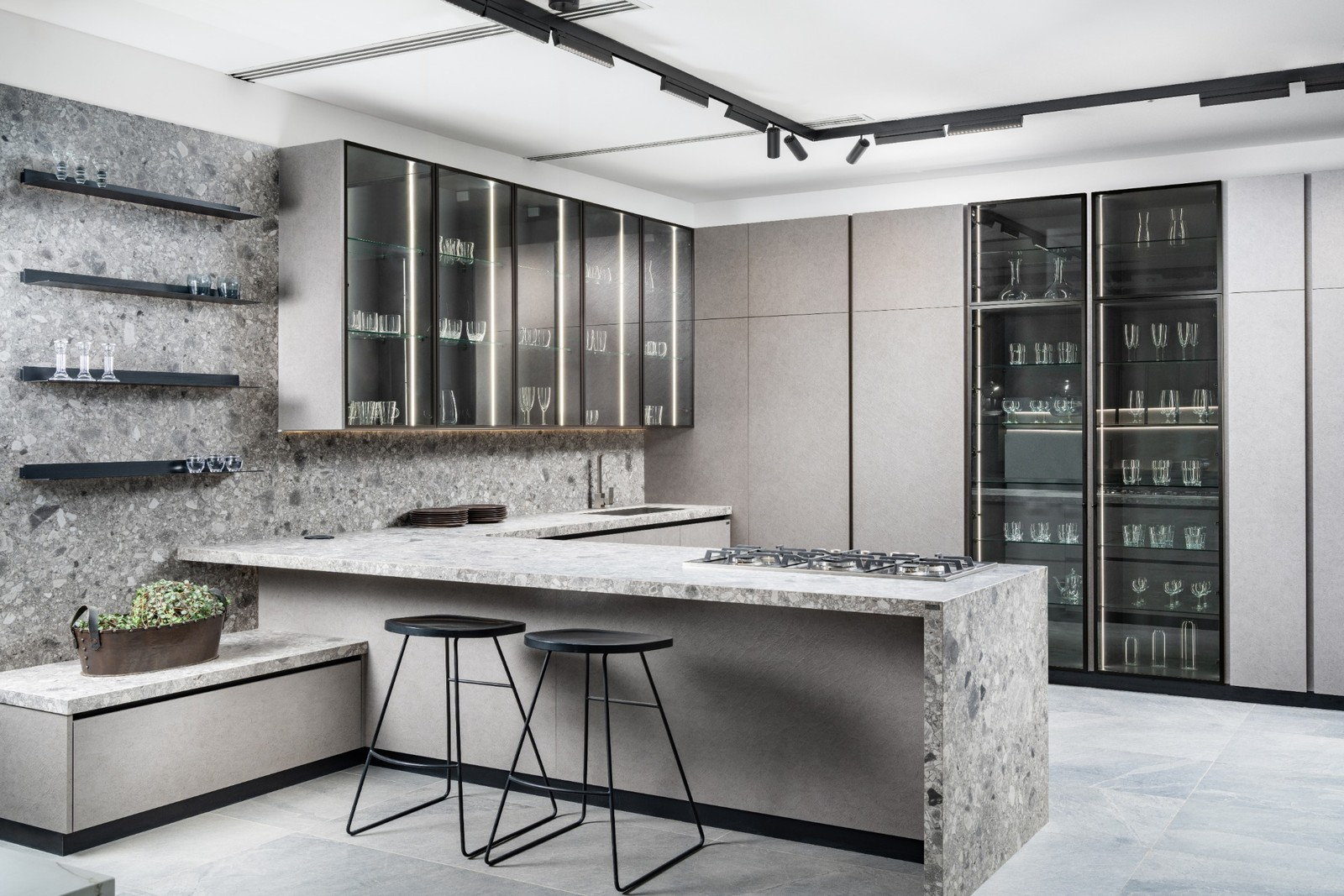 ultra narrow led strip kitchen cabinet