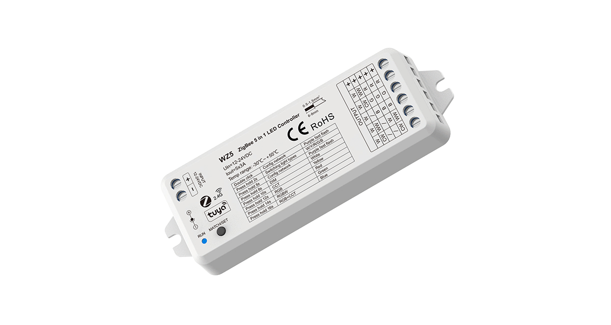 ZigBee & RF 5 in1 CV Controller WZ5 (Tuya App)