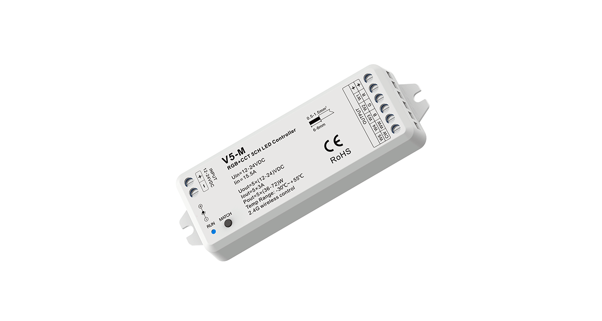 V5-M multi color led strip LED Controller
