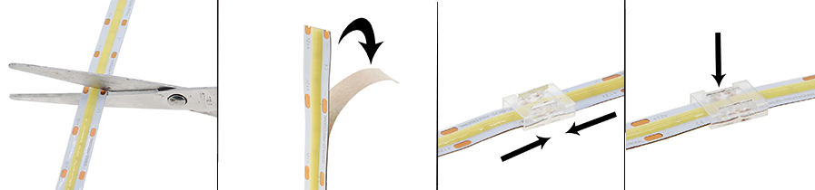 transparent connector Installation Steps