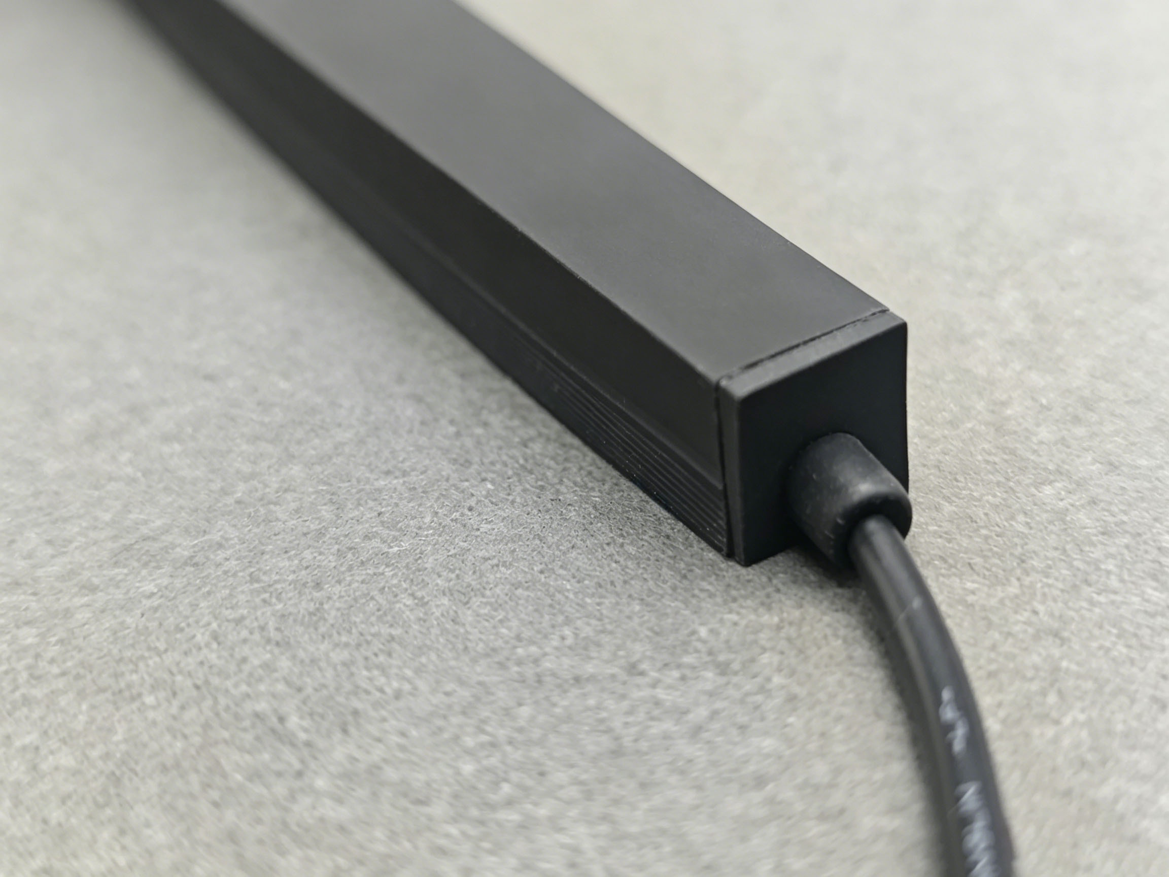 flex neon led strip end cap
